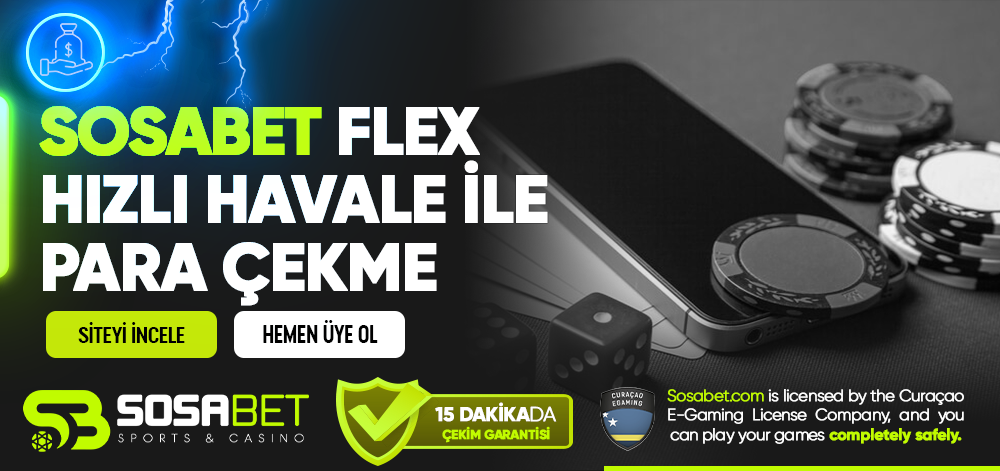 Sosabet Flex Hızlı Havale ile Para Çekme