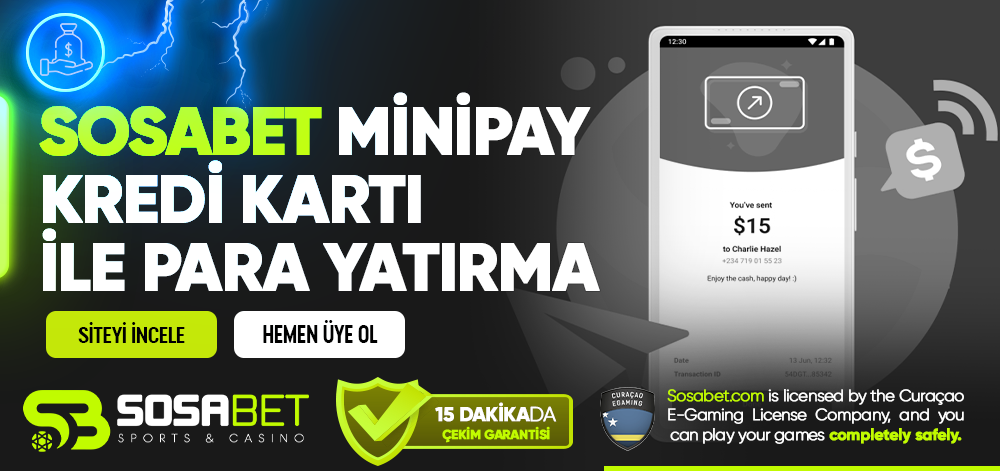 Sosabet MiniPay Kredi Kartı ile Para Yatırma