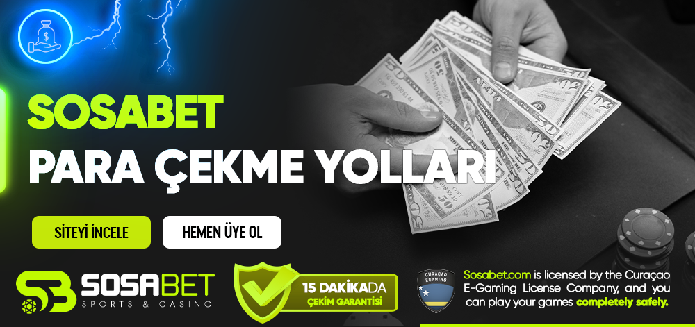 Sosabet Para Çekme Yolları