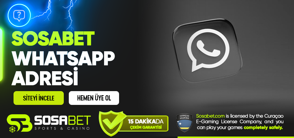 Sosabet WhatsApp Adresi